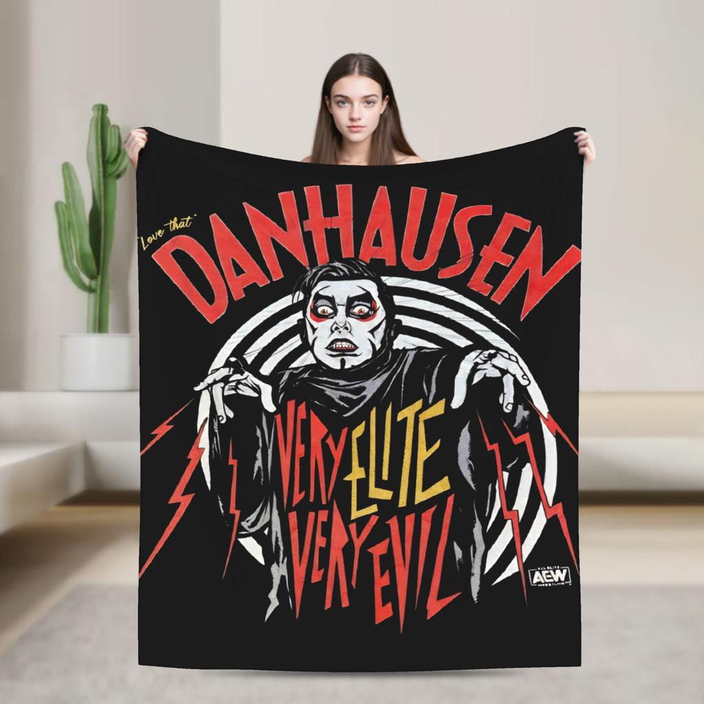 Danhausen Very Nice Very Evil Blanket Flannel Autumn  Multifunction Lightweight Throw Blanket for Bedding Bedroom Rug Piece