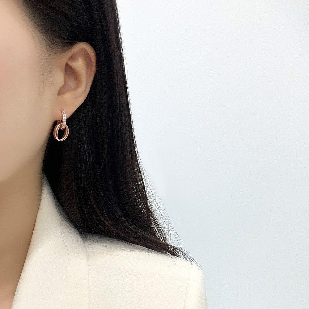 [Dieuamour] 14K Mare One-Touch Ring Earrings, a Gorgeous Earring
