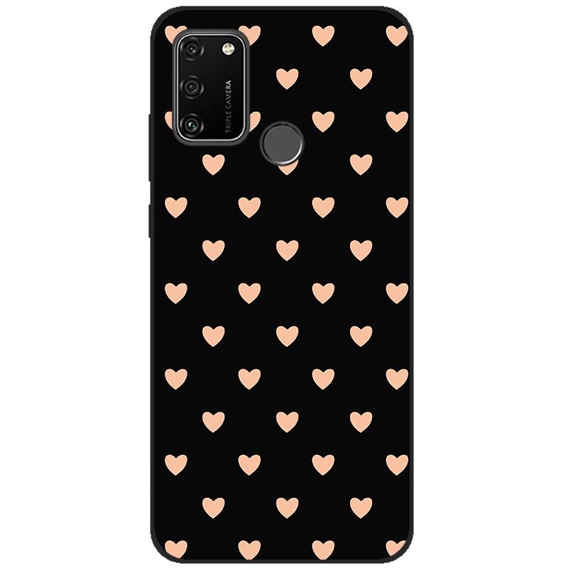 For HONOR 9A Case 6.3" Soft Silicon Tpu Phone covers On Huawei Honor 9A 9 A MOA-LX9N Back Bag Funda Shell black tpu case