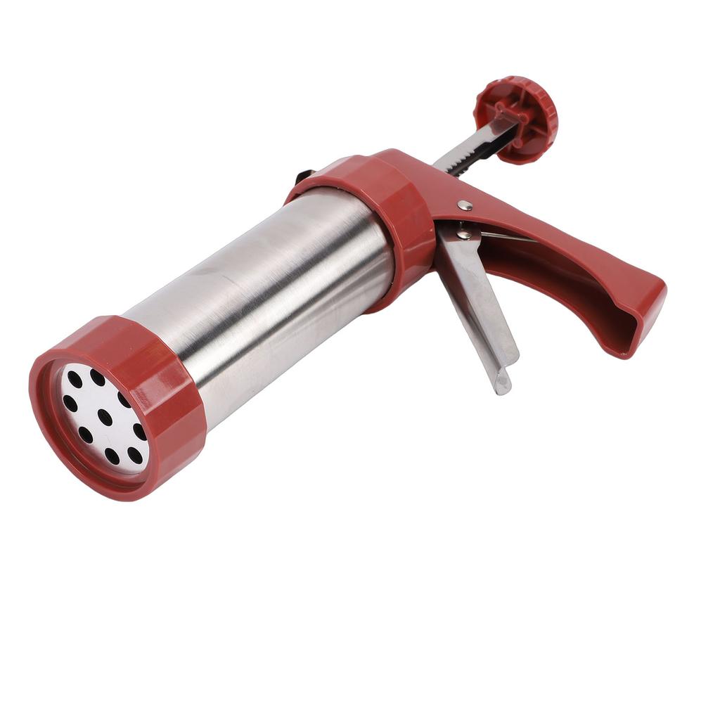 Cookie Press Decorating Kit for Baking Stainless Steel Cookie Maker with Discs and Piping Tips for Biscuits Cake Dessert