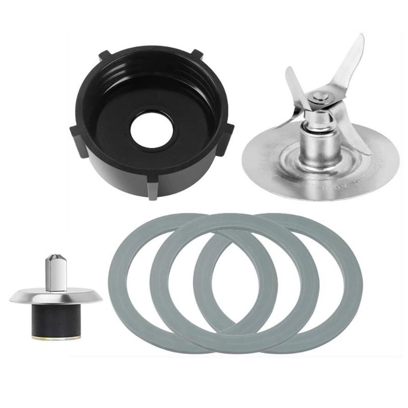 Stainless Steel Blender 4 Point Blade with Gasket&Jar Base Small Appliance Part