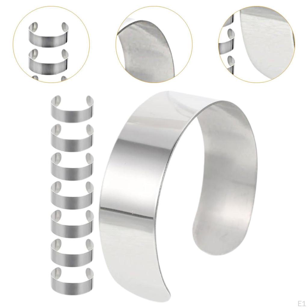 8x Wrist Corsage Cuff Bracelet Decoration Jewellery Gifts Engraving Accessories Jewelry