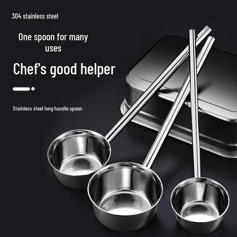 

Large Stainless Steel Long Handle Ladle