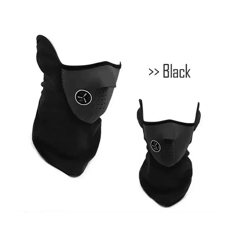 Motorcycle Winter Outdoor Sports Masks New Winter Fleece Thermal Face Mask Balaclava Windproof Keep Warm Riding Face Shield