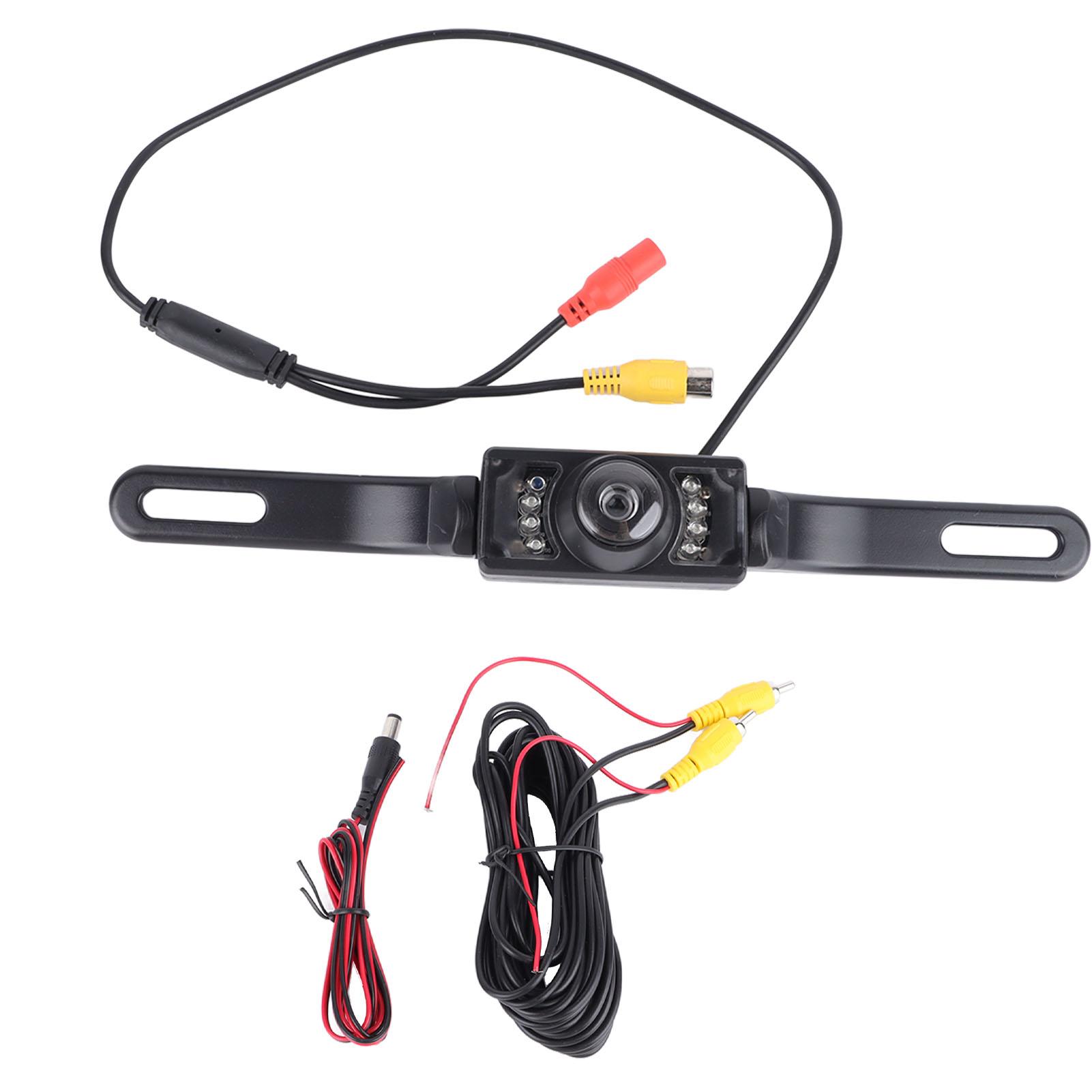 

Автомобильная длинная рамка для номерного знака камера HD ночное видение 8 огней камера заднего вида инфракрасная водонепроницаемая