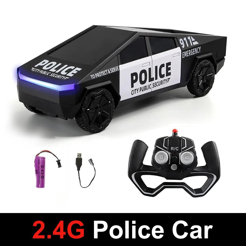 1:24 RC Cybertruck Pickup 4WD Off-Road Remote Control Car, 27Mhz High-Speed Dual Motor Truck with LED Lights,Gift for Boys Kids