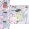 Mini Calculator With Cute Candy Color Design For Stylish Student And Office Use