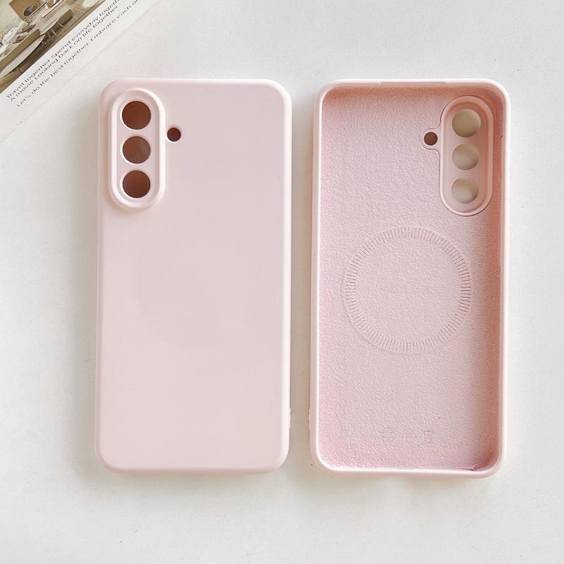 S26 Ultra Case Magnetic Liquid Silicone Soft Phone Cover Cases For Samsung S25 Ultra S26 S24 S23 S22 Plus A56 A55 A54 A16 5G