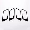 4pcs For Land Rover Freelander 2 2007-2016 ABS Chrome/Black Interior Inside Door Handle Frame Cover Trim Car