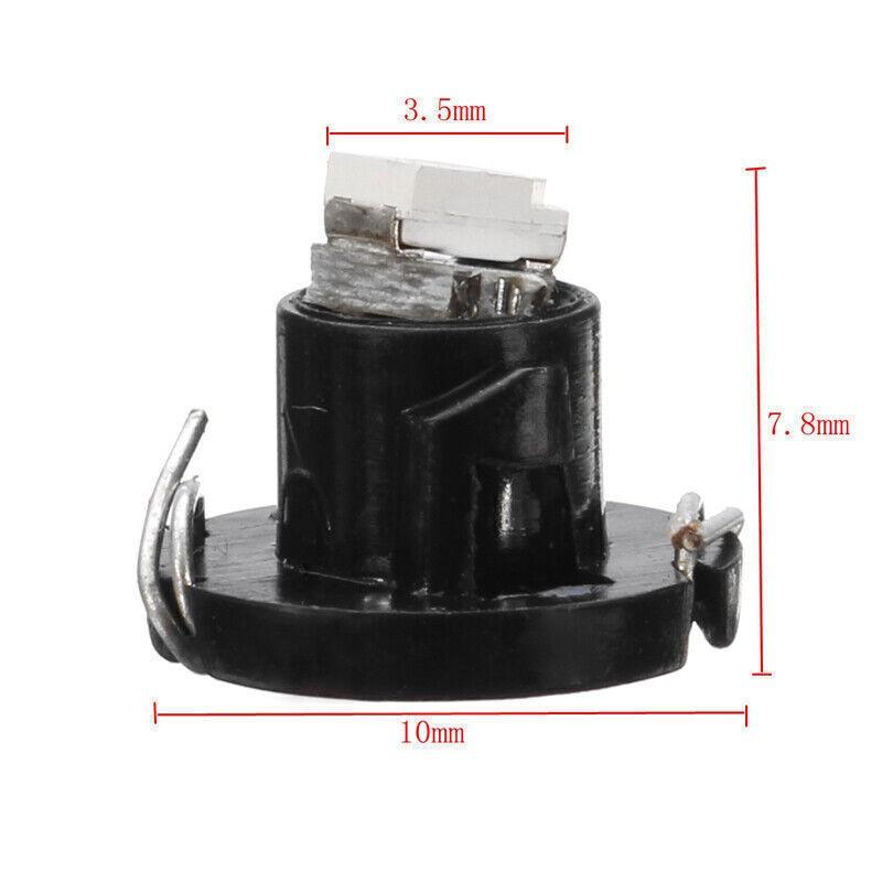 10x Red T4 T4.2 Neo Wedge 1SMD LED Cluster Instrument Dash Climate Bulbs Light W