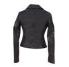 Perso Faux Leather Jacket with Zipper
