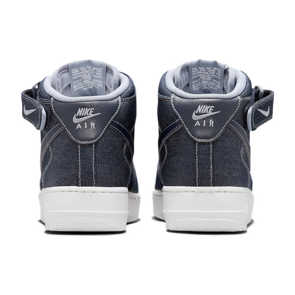 Nike  Air Force 1 Mid Denim Women Sneakers Blue DD9625-400