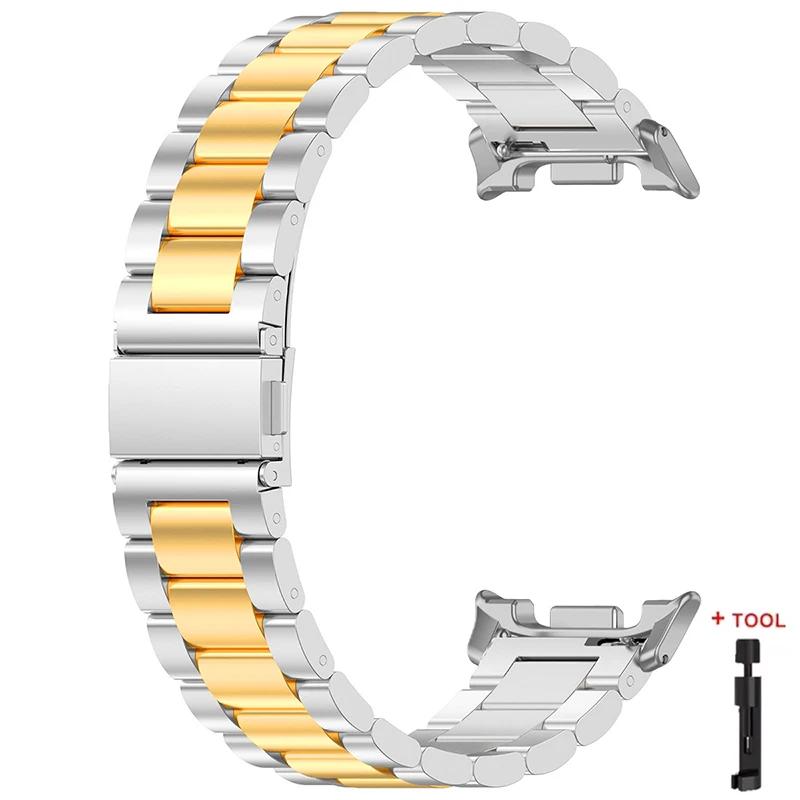 Nerezový řemínek pro Samsung Galaxy Watch 8/Classic 8 40mm 44mm Řemínek pro Watch Ultra 2 Řemínek pro Galaxy Watch 7 Ultra