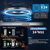 Vacuum/Drip Gel Magnet Phone Bracket Multi-angles Adjustment Strong Magnetic Suck Design Foldable Car Holder For Navigation