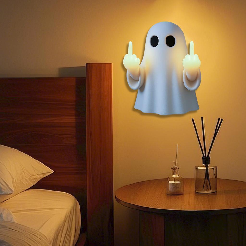 Middle Finger LED Light, Funny Statue, Rude Middle Finger Decoration, Spooky Neon Cute For Home Prank Gifts