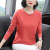 Long Sleeve Tees Shirt Women Thicken Plus Size Tops Casual Female Clothing Ladies Loose Round Collar Pullover Fall