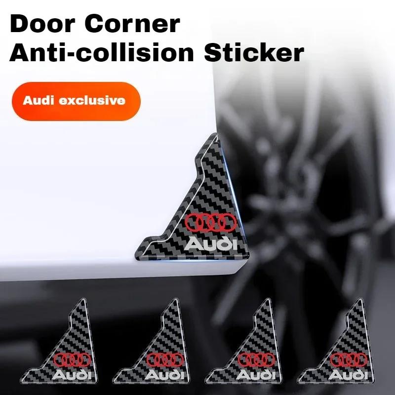 3D Car Door Bowl Door Handle Protective Sticker Rearview Mirror Carbon Fiber Drop Adhesive Sticker For B Car Accessories