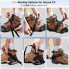 Azarxis Crampons, 11 Claws, Snow Spikes, Snowshoes, Anti-slip for Shoe