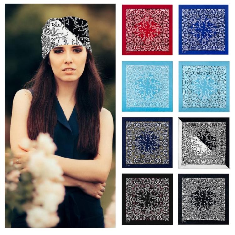 Moisture Wicking Head Scarf Luxurious Pocket Squared Handkerchief Fashion Accessory for Parties Parades