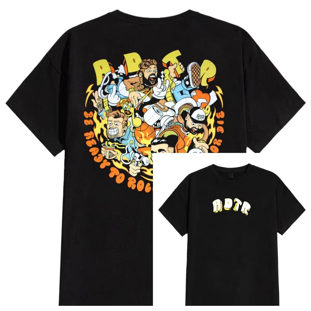 Top A Day To Remember Cotton Band Shirt Unisex Summer Short Sleeve Fashion Tee Hip Hop Streetwear Oversized Tshirt