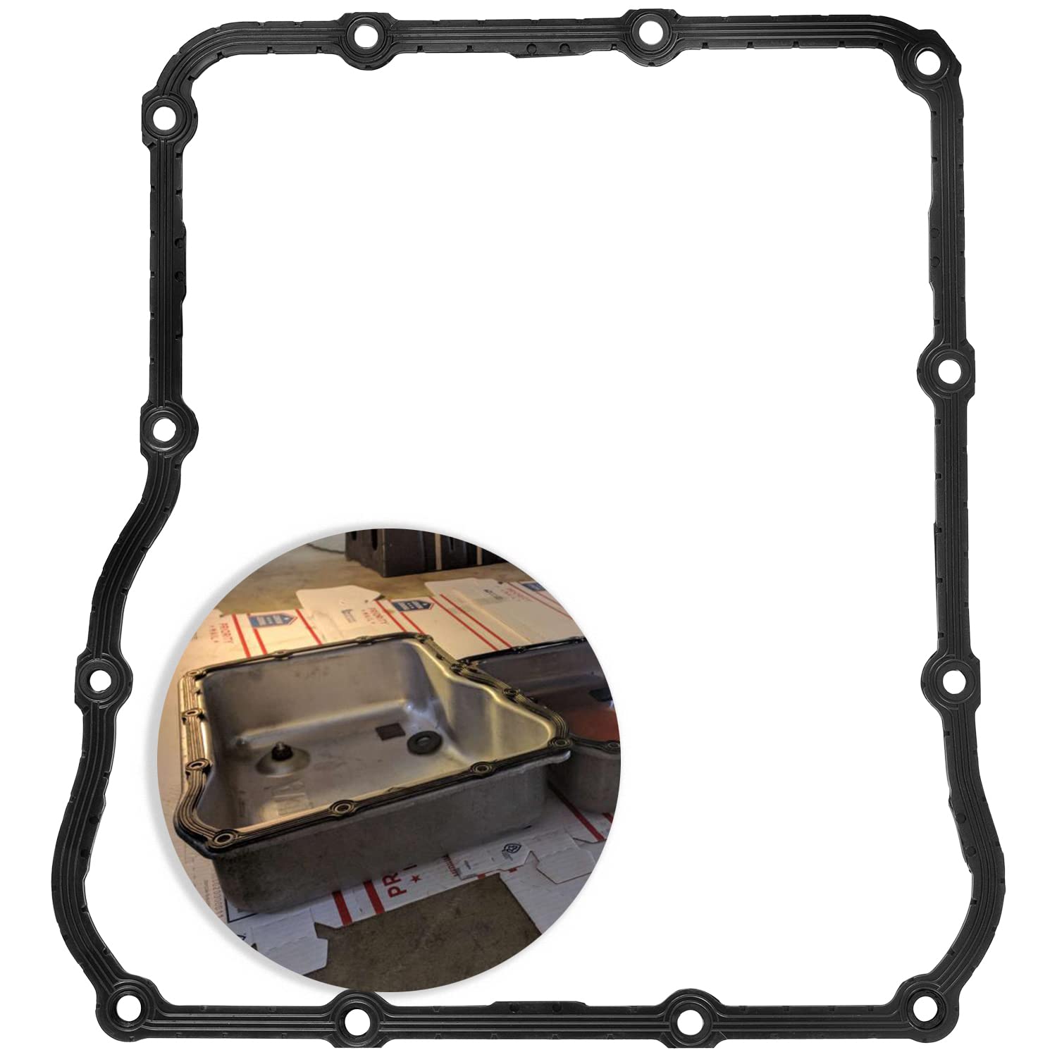 

29549684 Automatic Transmission Fluid Pan Gasket Replacement for Allison LCT 1000/2000 Series, Fits for 2020-2021 Freightliner MT45 29536526
