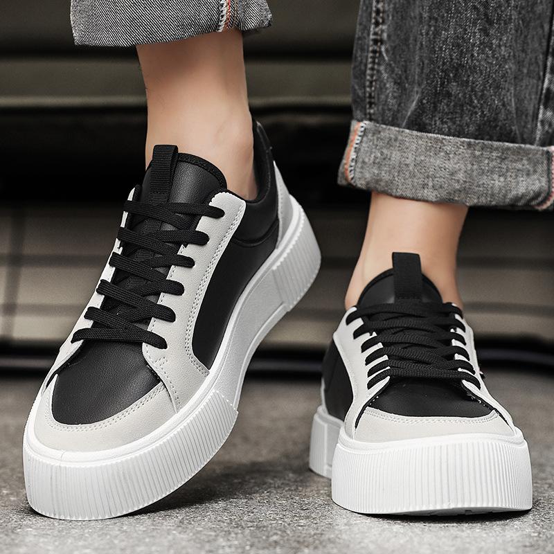 Frühling Herren Freizeitschuhe Board Schuhe für Herren Mode Herren Sneaker 2025 Bequem Weich Herren Schuhe mit dicker Sohle Tenis Hombres
