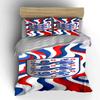 Red, Blue, and White Waves. Bedding Sets Duvet Cover Sets Duvet Covers Pillowcases(1*Duvet Cover 2*Pillowcases Without Duvet Insert)
