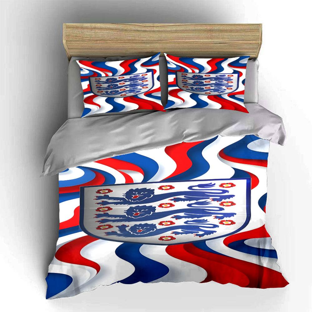 Red, Blue, and White Waves. Bedding Sets Duvet Cover Sets Duvet Covers Pillowcases(1*Duvet Cover 2*Pillowcases Without Duvet Insert)