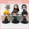 Adorable Q Version Demon Slayer Figurines Featuring Nezuko And Zenitsu Collectible Set