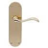 JANDEL - BRASS HANDLE BRUNA 525 230x64 PUL.SAT