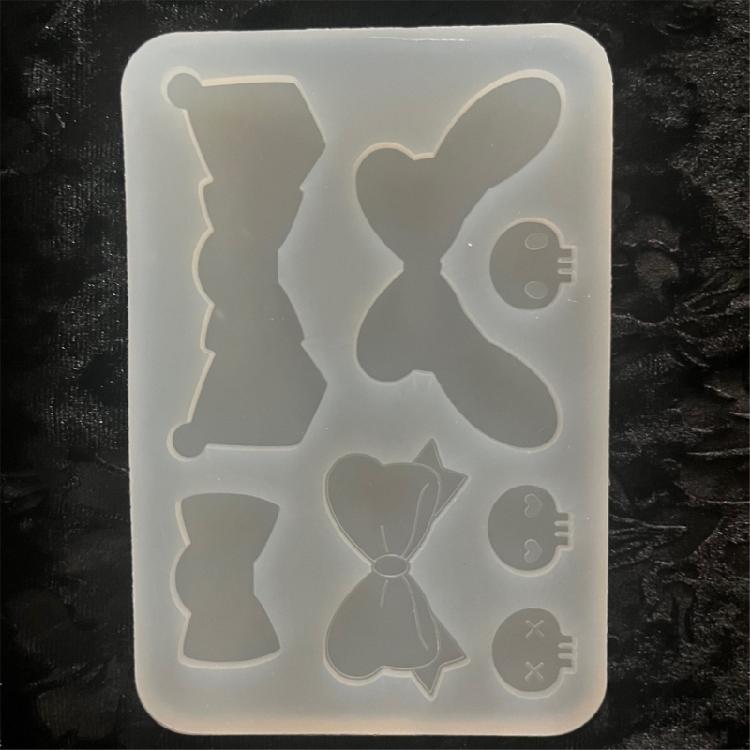 Sweet Bowknot Silicone Mold Quicksand Resin Filler Crystal Epoxy Resin Molds Filling Accessories DIYs Jewelry Castings