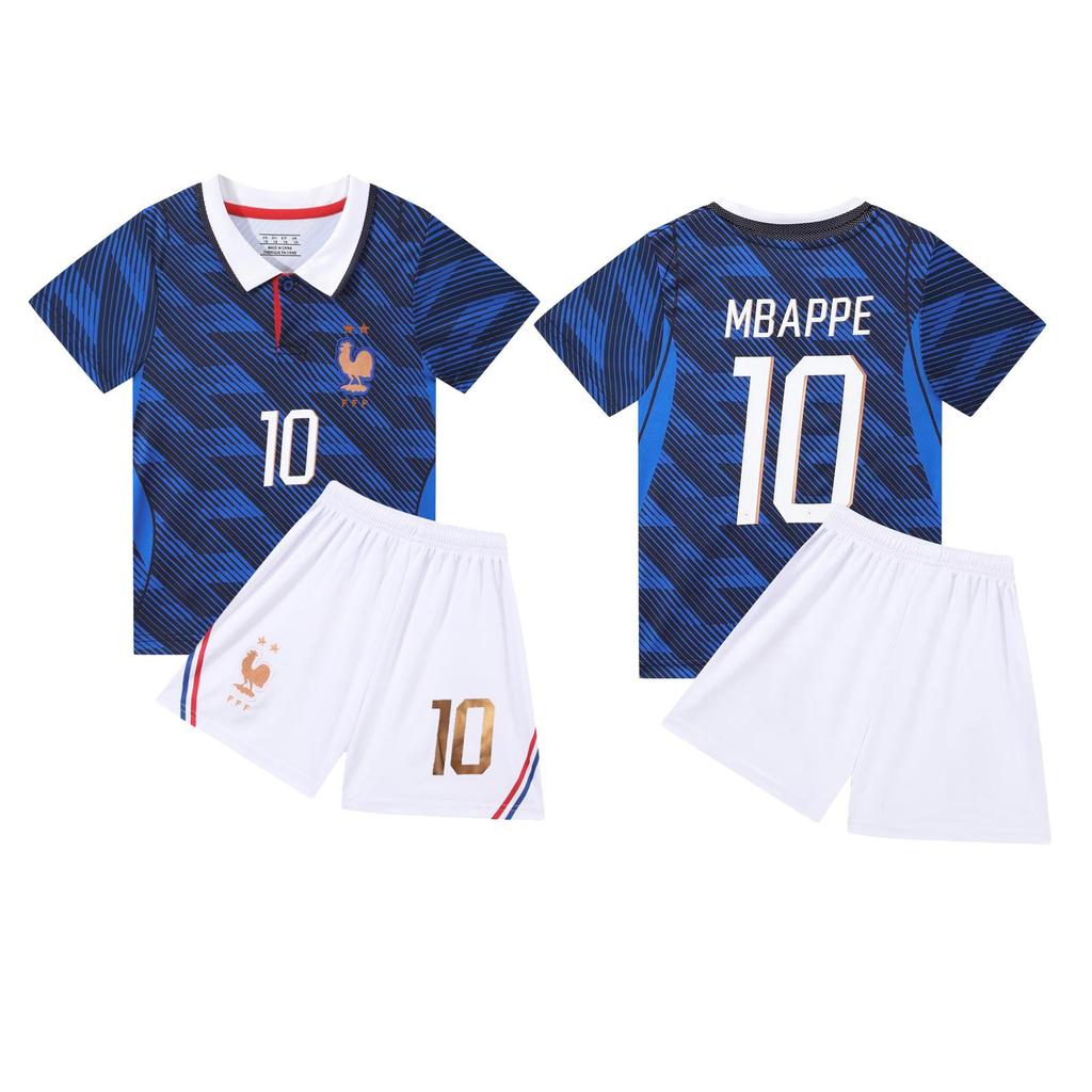 Ronaldo No. 7 & Neymar No. 10 Football Uniform Set for Primary School Students