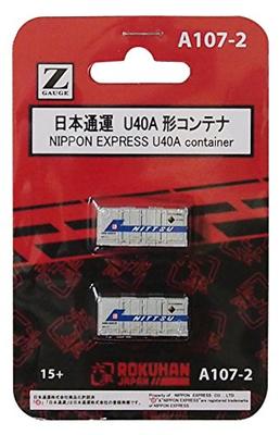 Rokuhan Z-Spur Nippon Express U40A Container A107-2 (2 Stücke)