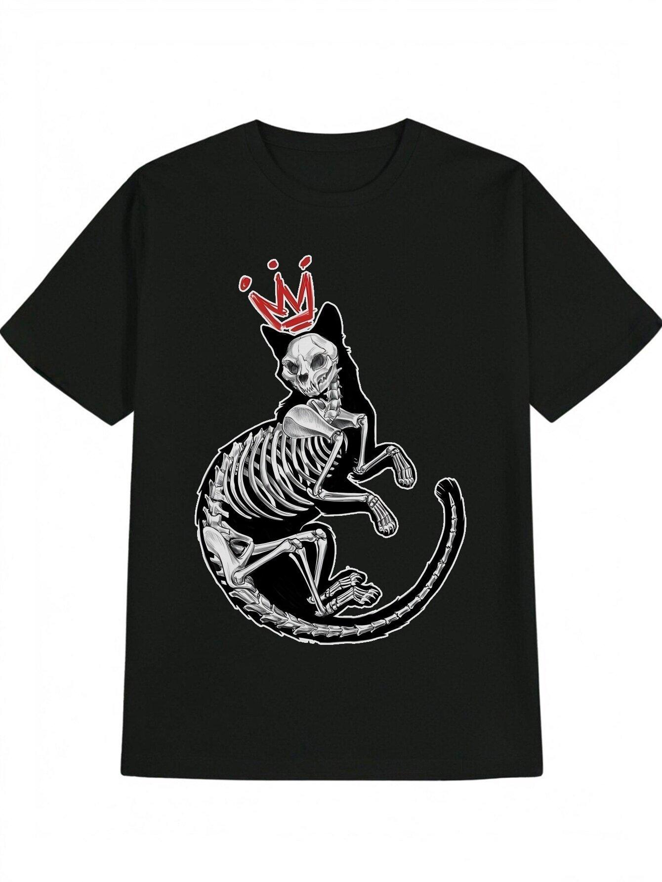 1pc Casual Crew Neck T-shirt M