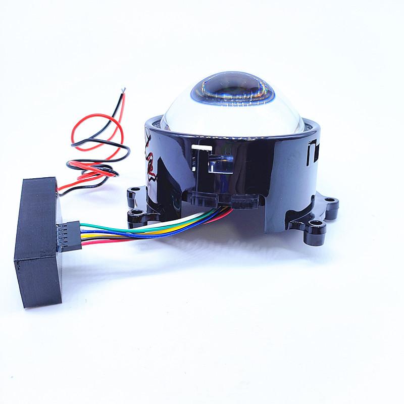 2pieces 3 Inch Devil Eyes Lens Lights for 12v Car WIFI Control Eyes Retrofit Kits Headlight Assembly Auto Accessories
