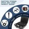 Suitable for PS5 Portable Bag, Playstation 5 Partition Storage Bag, EVA Shock Resistant and Drop Resistant Storage Box