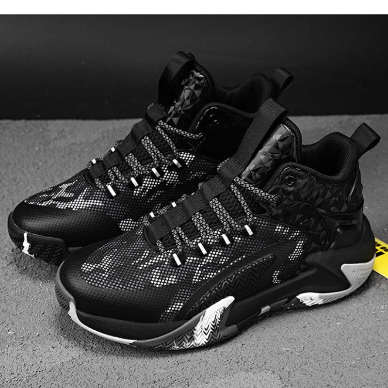 Basketball Shoes New Fashion Trend High-top Sports Shoes Youth Outdoor Sports Shoes for Men