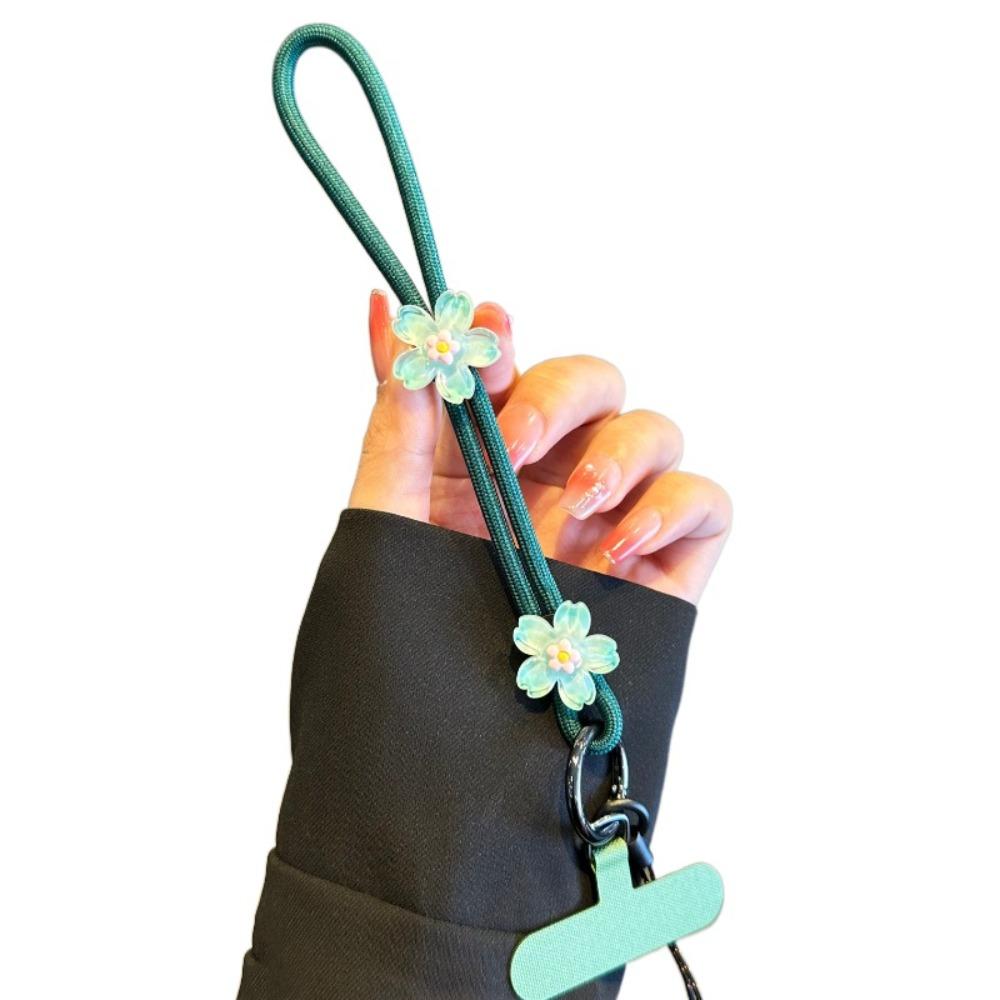 Anti Loss Mobile Phone Strap Cherry Blossom Cell Phone Chain Mobile Phone Lanyard  Women/Lady/Girl