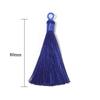 10pcs 8-9cm Tassel Earring Charm Colorful Cotton Silk Brush Making Sati Tassels Pendant DIY Jewelry Findings Handmade Crafts