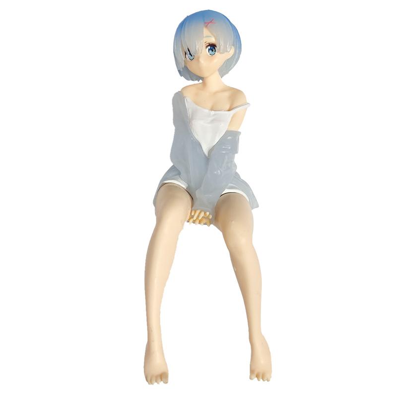 14cm Anime Re: Life In A Different World From Zero Rem Ram Action Figures PVC Model Collection Kids Toys Statue Christmas Gift