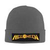 Helloween Rock Band Warm Knitted Cap Fashion Bonnet Hat Autumn Winter Outdoor Beanies Hats for Unisex Adult