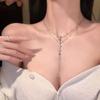 Titanium Steel Non-fading Small Waist Necklace Women's Summer Niche Design Accessories Collarbone Chain Pendant