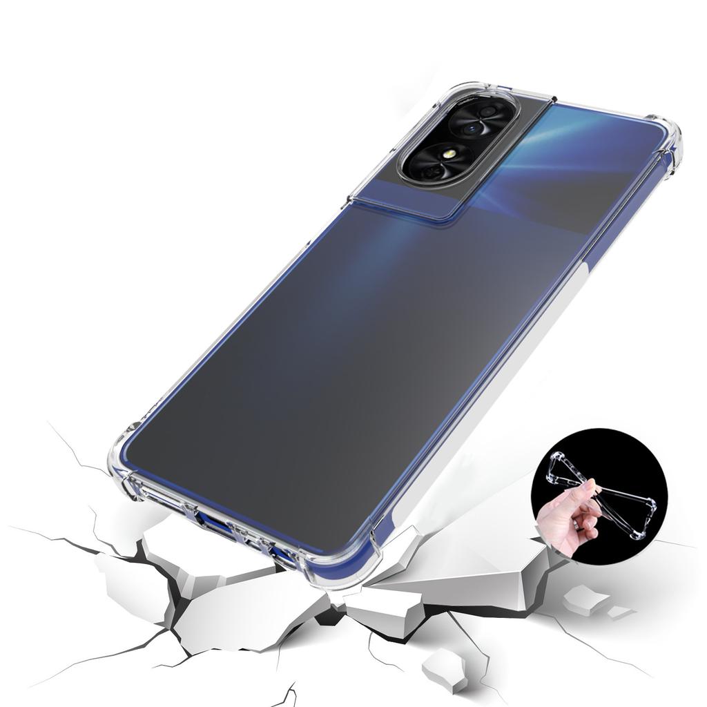 For TCL 50 SE Slim-Fit Cell Phone Case HD Clear Four Corner Airbag Non-Slip TPU Phone Cover