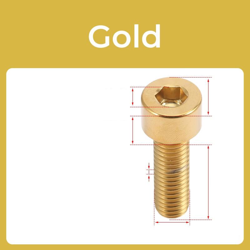 M5 M6 M8 Klasse 12.9 Kleurrijke Titaniumlegering Zeskantbout Fiets Motor Bout Fietsaccessoires