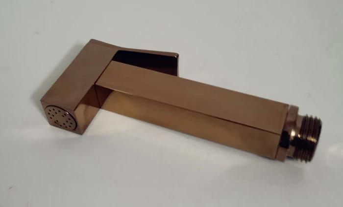 brass Toilet Bidet Faucets polish Rose Gold Bidet sprayer Brass Bathroom Shower Blow-fed Spray Gun Nozzle Single Cold Water Taps