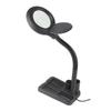 Magnifying Crafts Glass Desk Lamp 5X 10X Magnifier With 40 LED Lights Practical