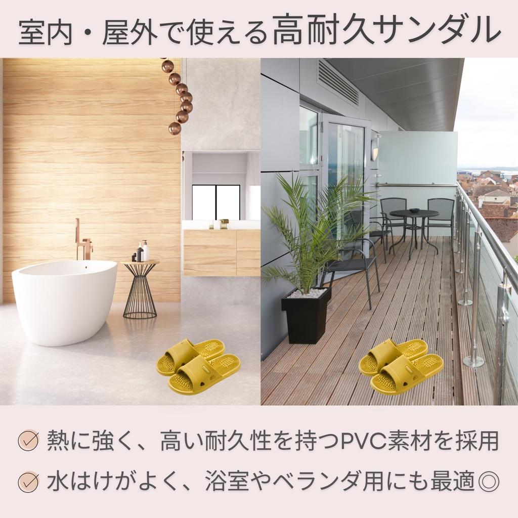 Healthy Sandals and Slippers for Foot Suitable for Men and Indoor and Outdoor and Balcony Japanese Shoe and Weight [cocoriko] Reflexology, Women, Use,