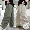 Boys' quick drying work pants 2026 new style, children's mid to large boys' straight leg wide leg casual pants, summer thin version