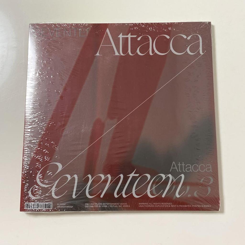 [USED] SEVENTEEN Attacca Album CD 3-piece set