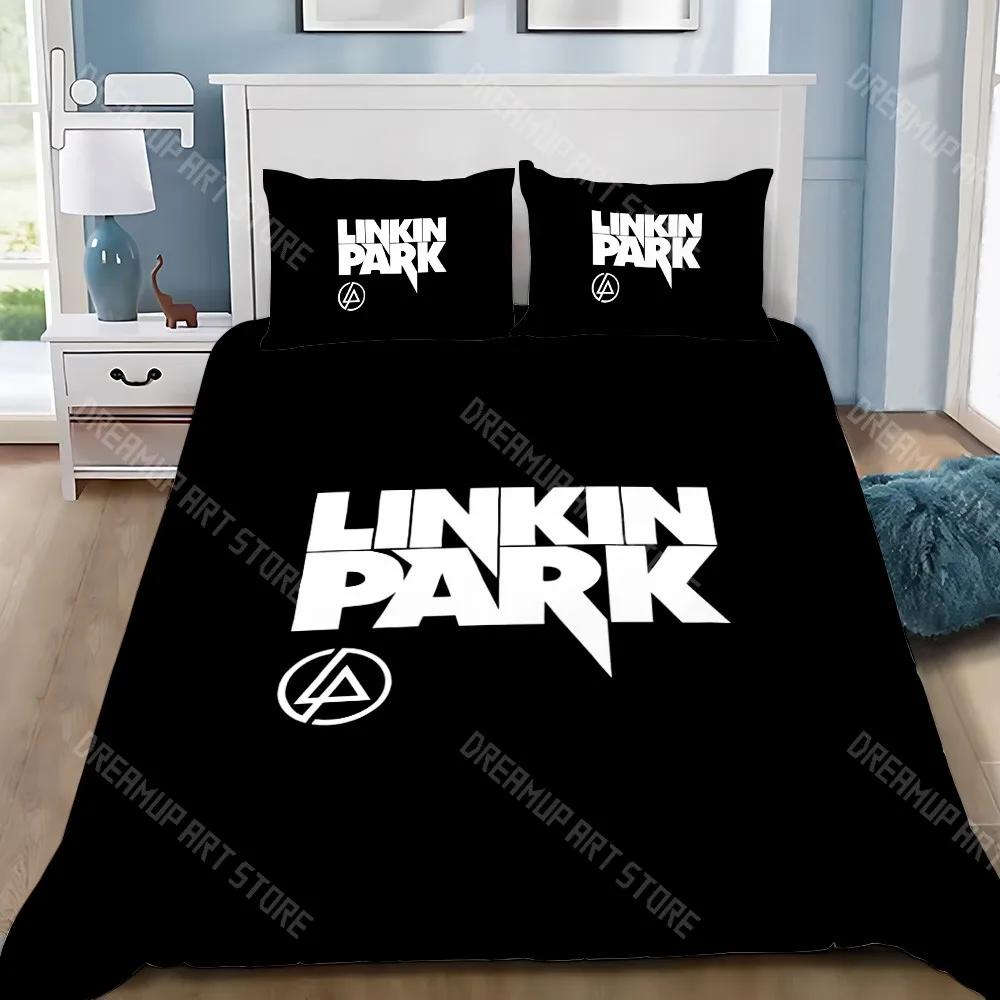 Duvet Cover Pillowcase Bedding Set Famous Rock Band Linkin P-Park Adult Boy Girl Bedroom Decoration Children Gift Single Do